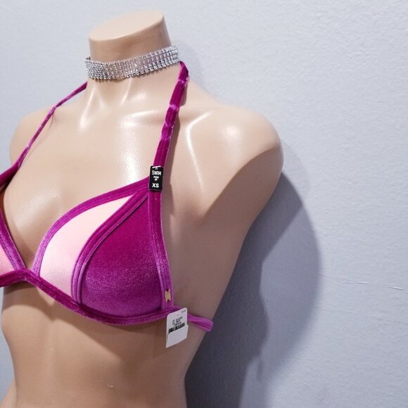 New Victoria's Secret PINK Padded Bikini Top XS - Picture 2 of 6